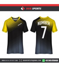 GREY BLACK FADES    SOCCER JERSEYS